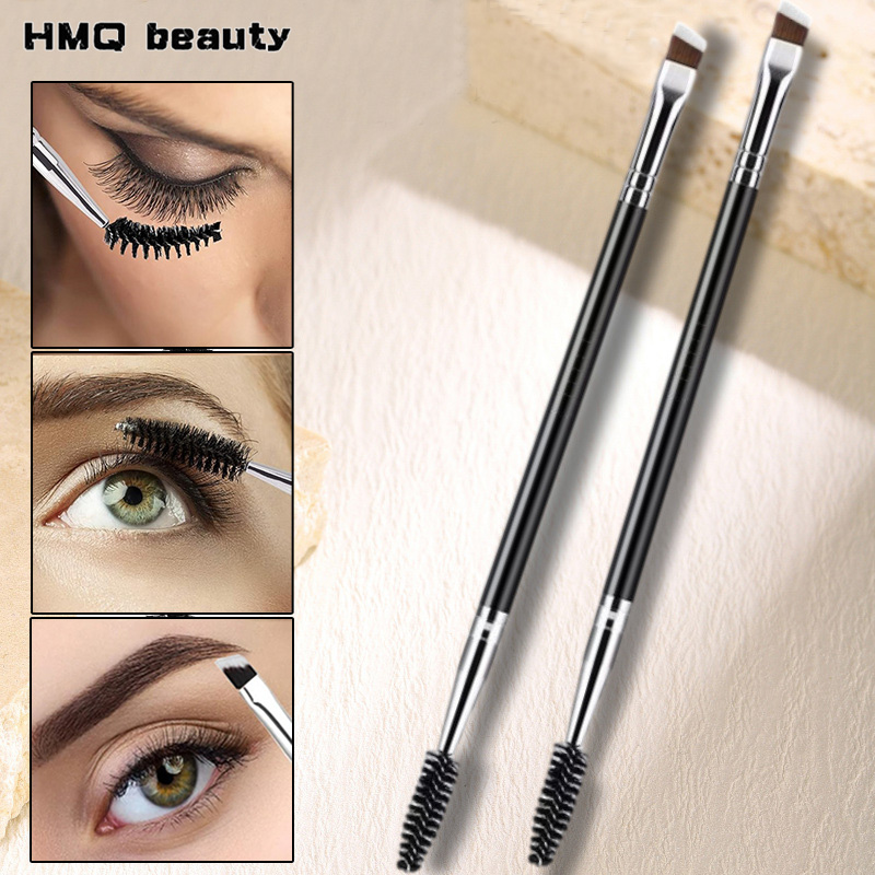 Beauty - Makeup - Eyes - 10/5 adet çift kafalı kaş fırçası