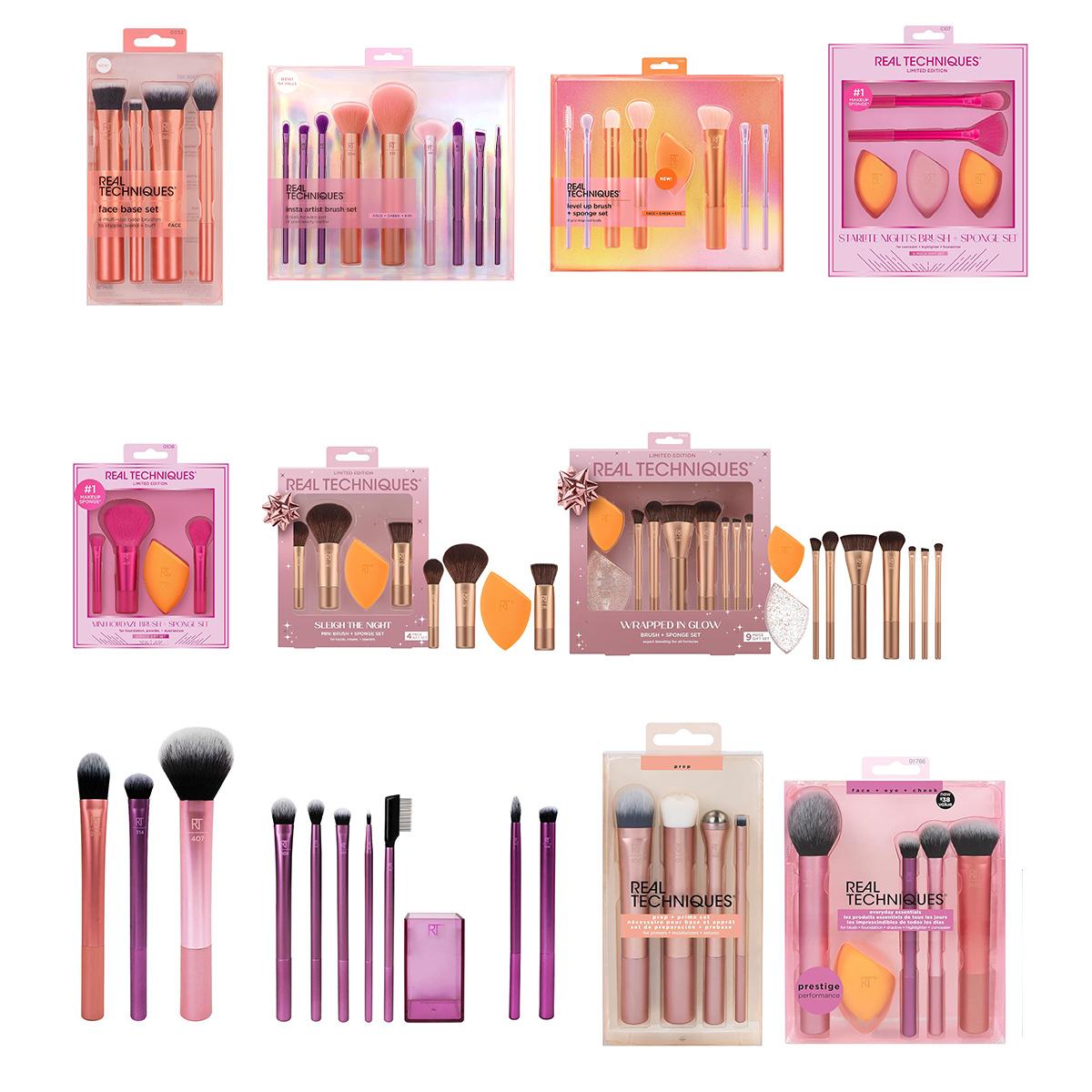 Beauty Makeup Background - Komple Makyaj Fırça Seti 1997 Pudra