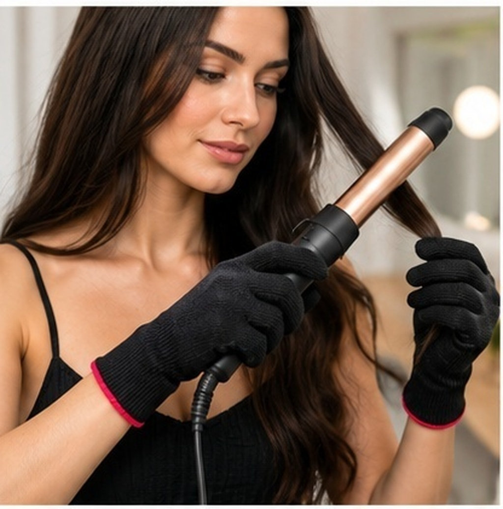 Hair Straightener - 6 Adet Isıya Dayanıklı Saç Şekillendirme