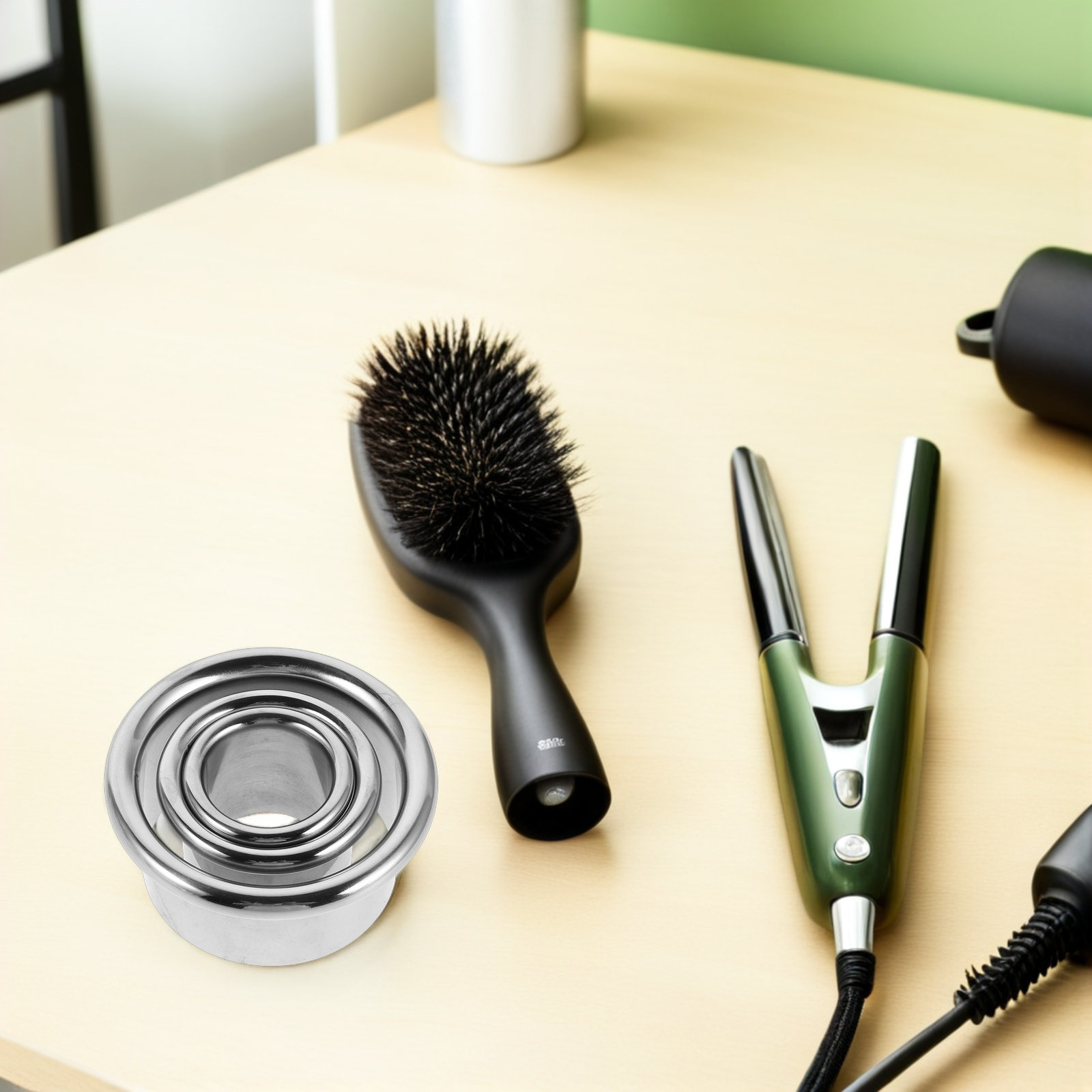 Hair Straightener - 6 Adet Saç Kurutma Makinesi Tutacağı,
