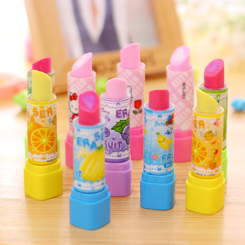 Beauty Makeup News - 10 adet Karikatür Meyve Ruj Şekli