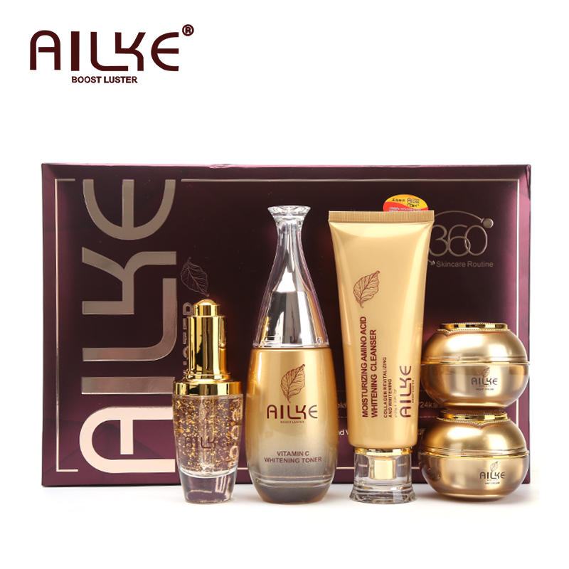 Beauty Makeup Cream - AILKE Beyazlatıcı Cilt Bakım Seti, Kırışıklıkları