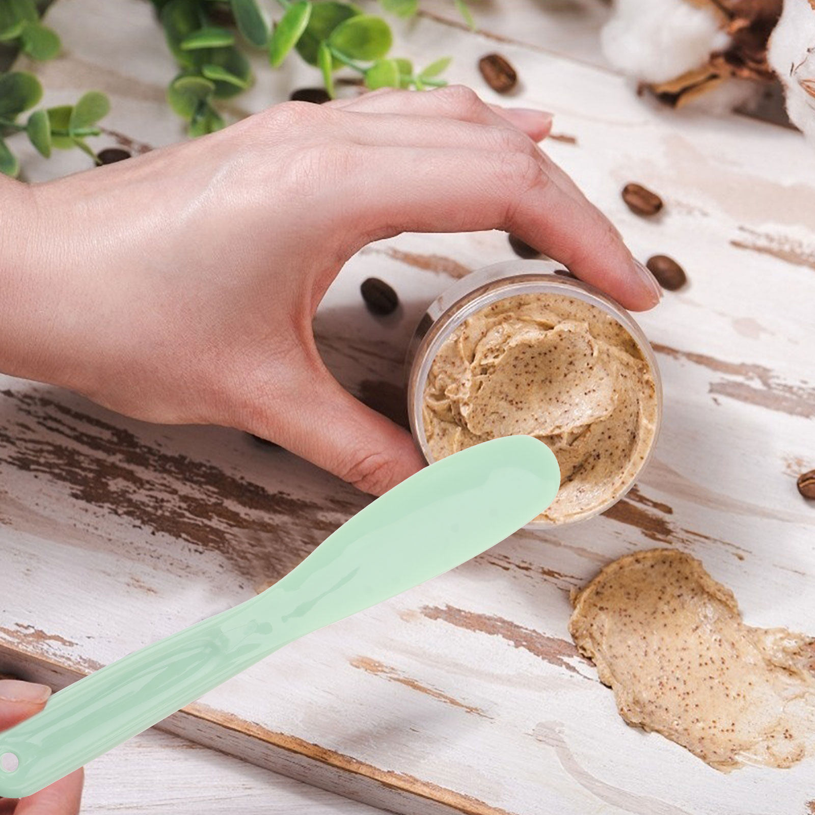 Beauty Makeup Cream - 1 Set Makyaj Spatulası Plastik Kaşık