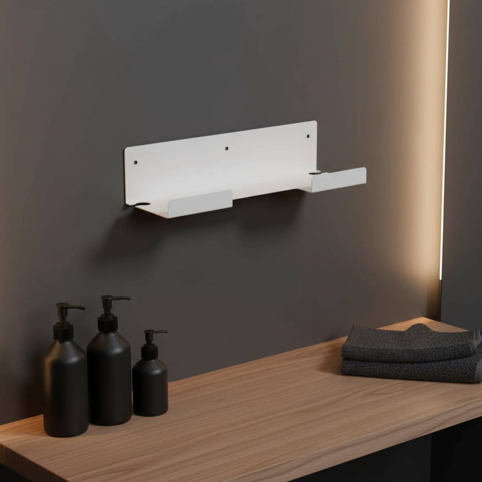 Hair Straightener - Saç Düzleştirici Saklama Rafı Yer Tasarruflu