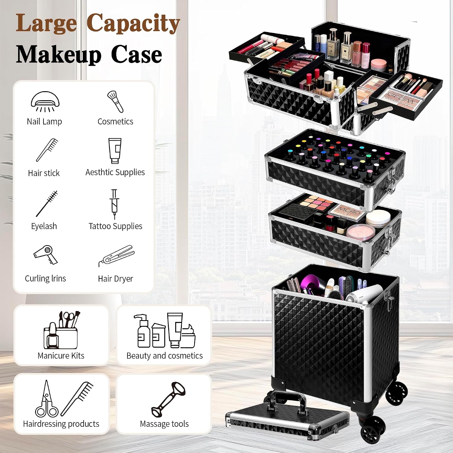 Tekerlekli Makyaj Çantası, Koz - Beauty With Makeup incelemesi ve fiyatı