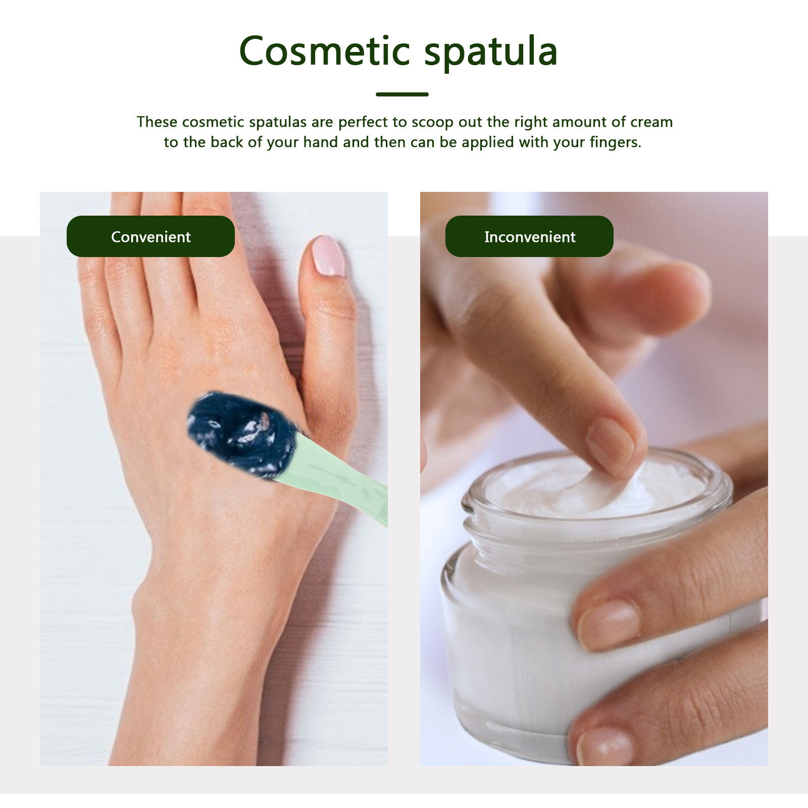 1 Set Makyaj Spatulası Plastik - Beauty Makeup Cream incelemesi ve fiyatı